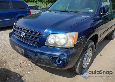2002 Toyota Highlander V6 из США, поврежденный, VIN JTEHF21A620063204
